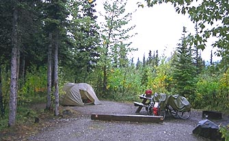 campground at Donelly Creek... 