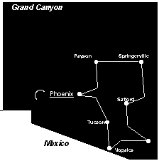 map with our route