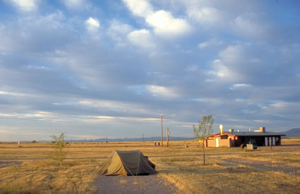 camping at sunizona