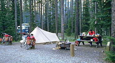 national park campsite