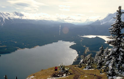 hiking  Mount Indefatigable
