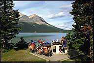 picknick area along park  road