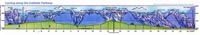 relief map of icefields parkway 