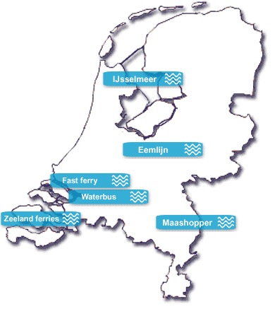 map of bike and boat possibilities