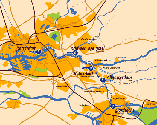 map of fastferry
