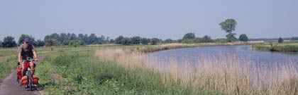 cyling along the waterways