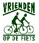 Vrienden op de fiets