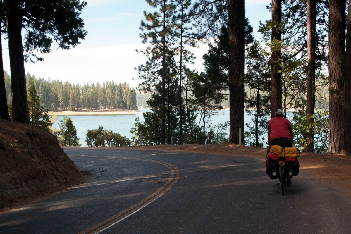 quiet road near Bass Lake