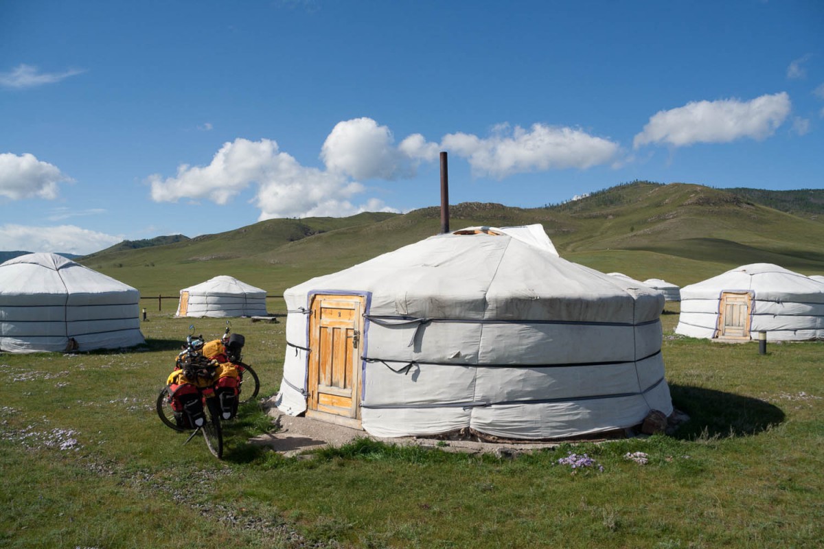 Ger camp for tourists