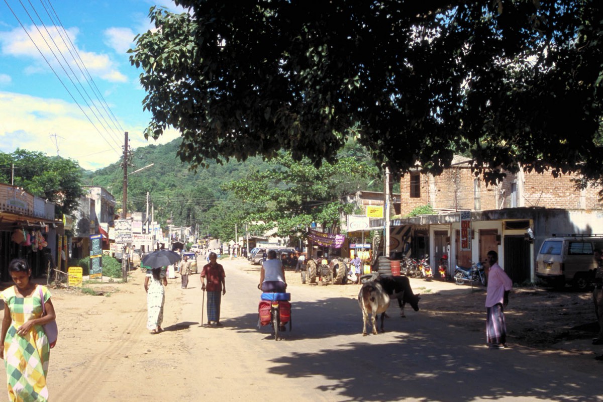 passing through a sri lankan village