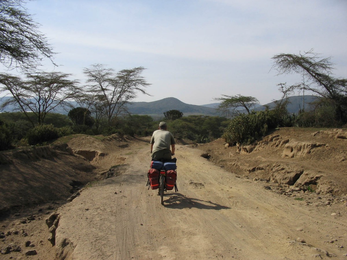 the rough road to Crater Lake (Lake Naivasha) 