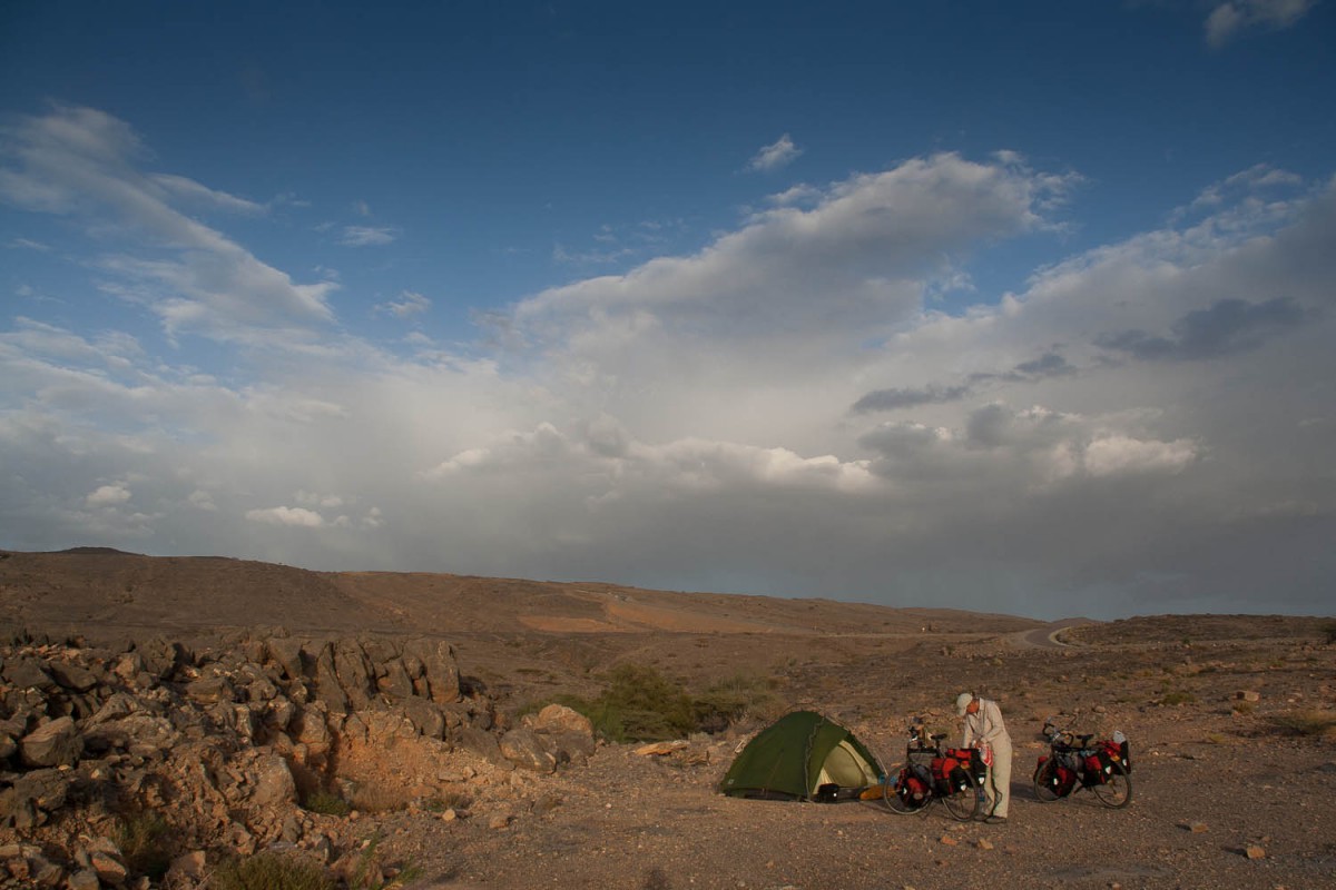 free camping just outside Al Hamra