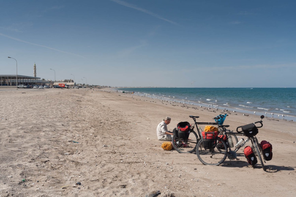 lunch break at the beach