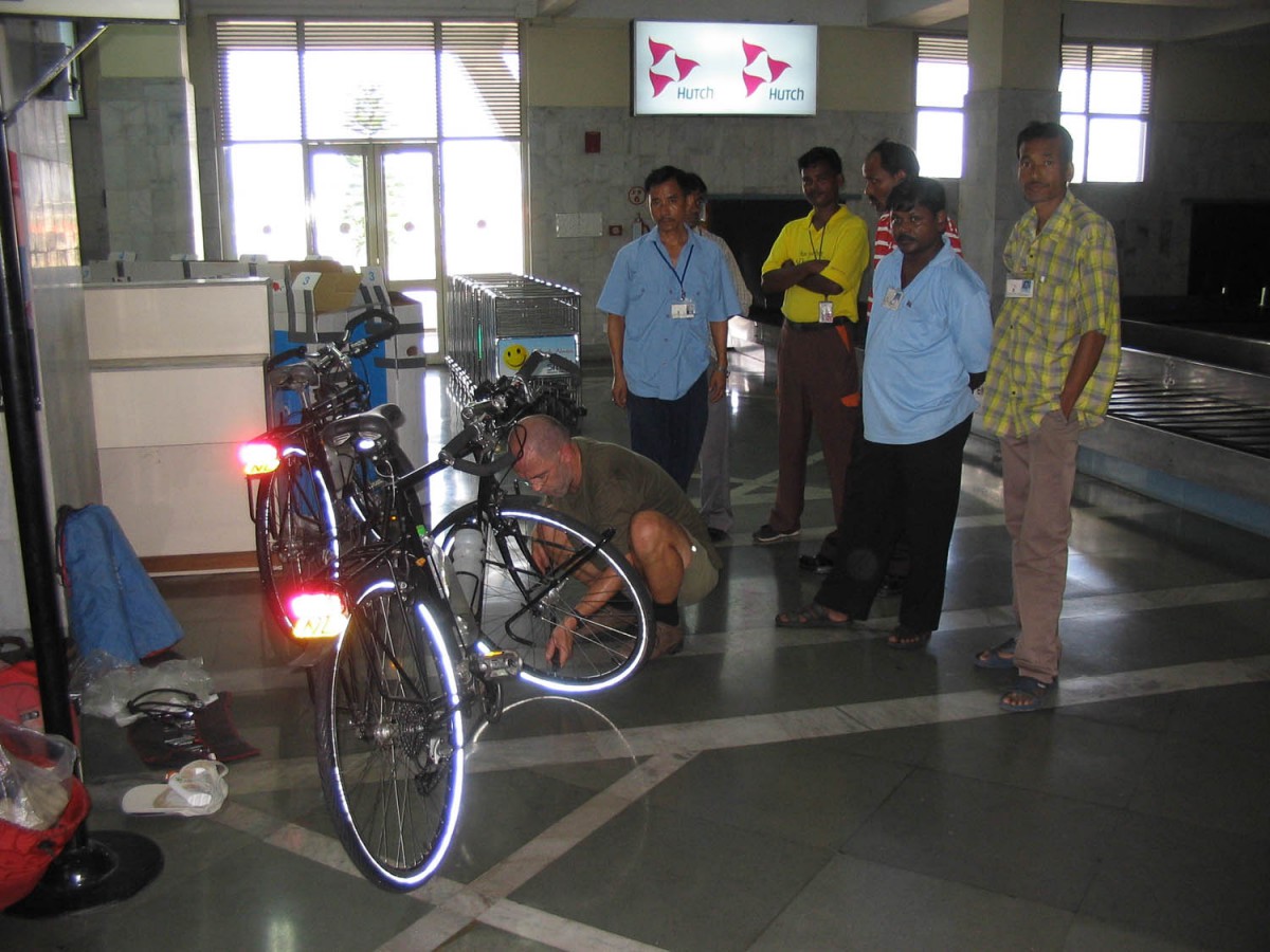 Arrival at Bagdogra airport