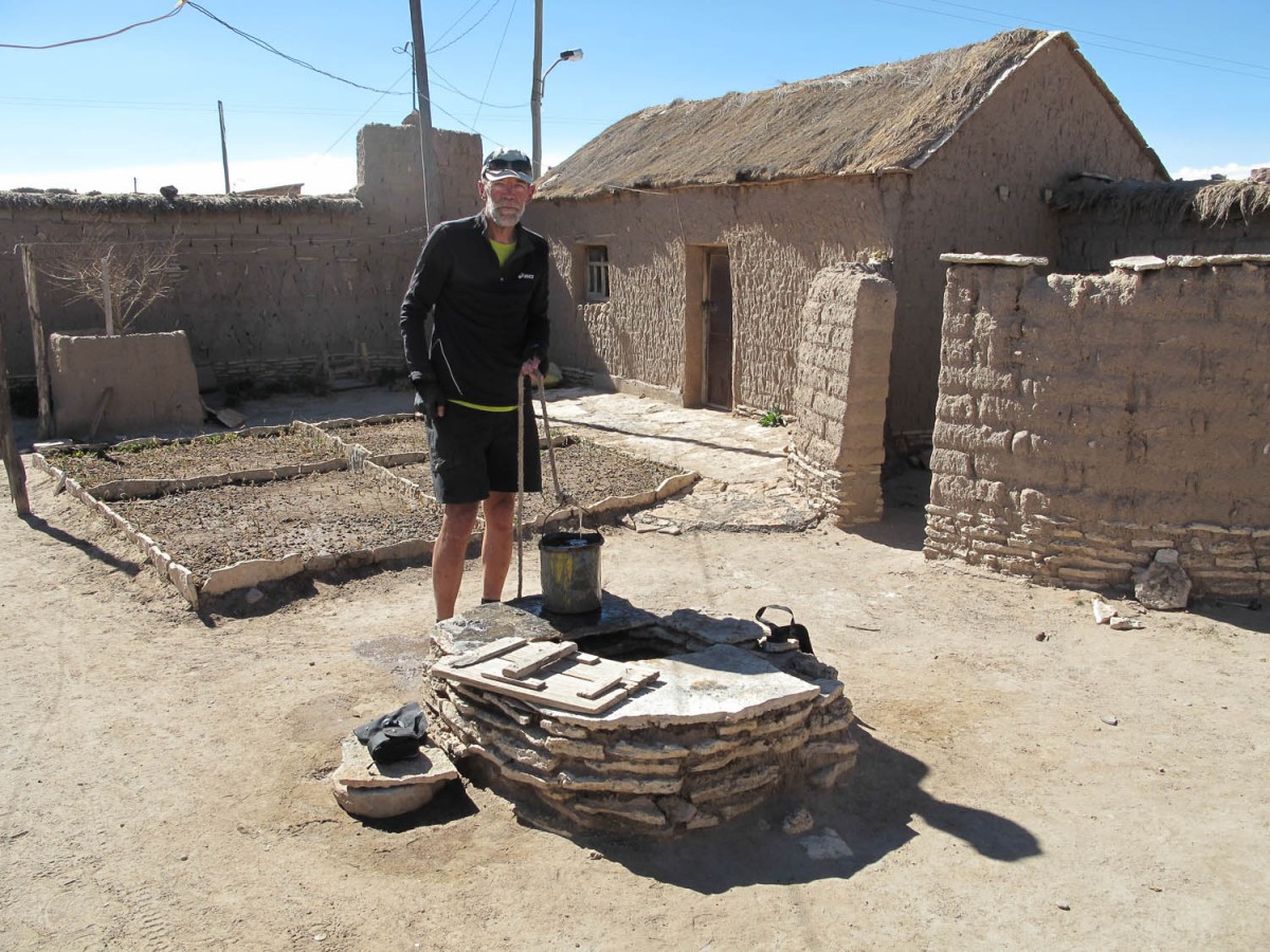 Getting water from a local well