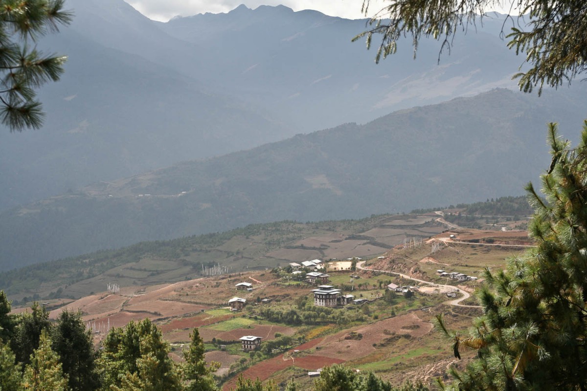 looking back on the climb to Ura