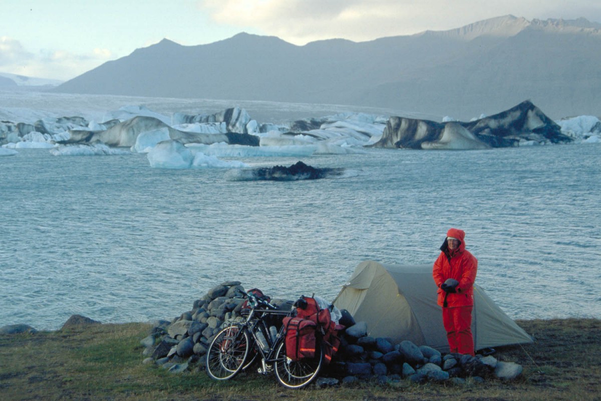 camping at Jökulsarlon