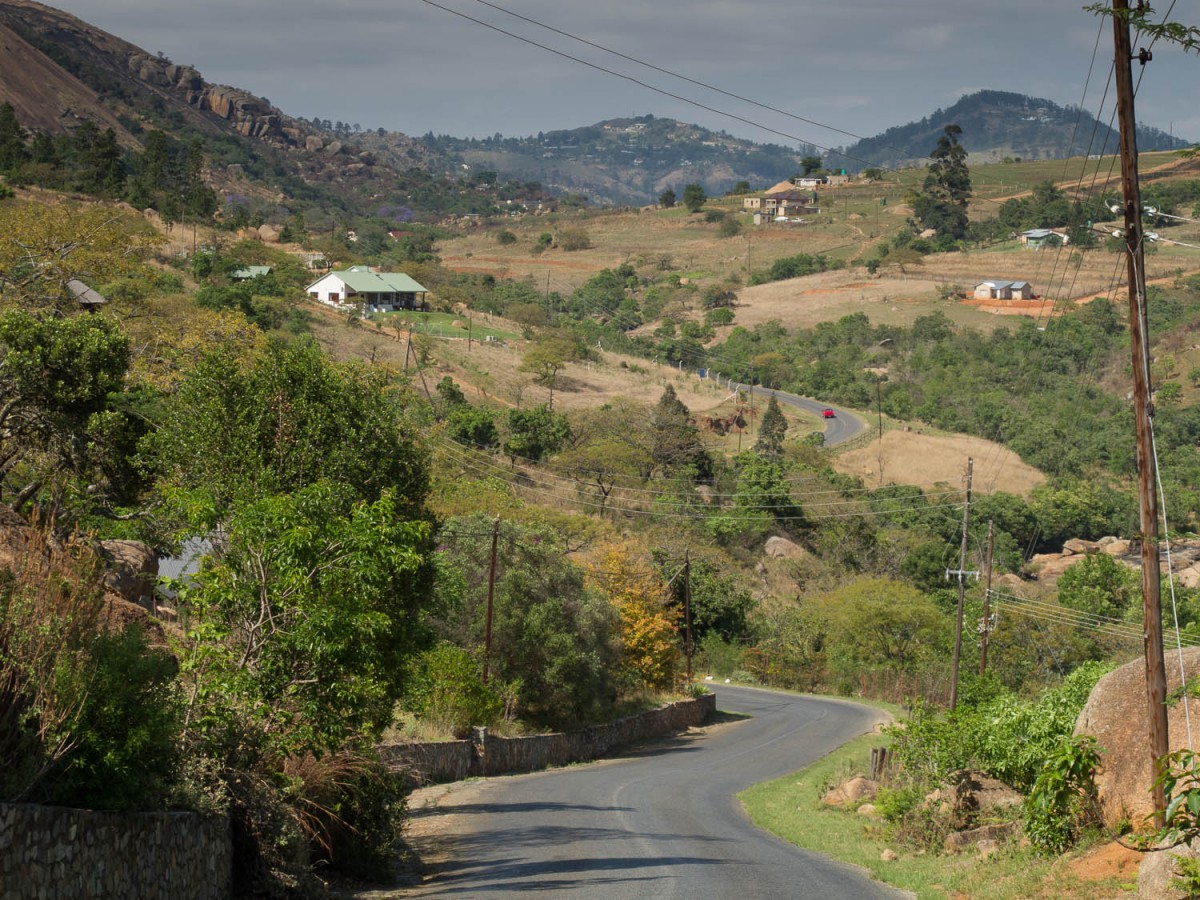 The start of Pine Valley Rd. From Mbabane to Maguga Dam