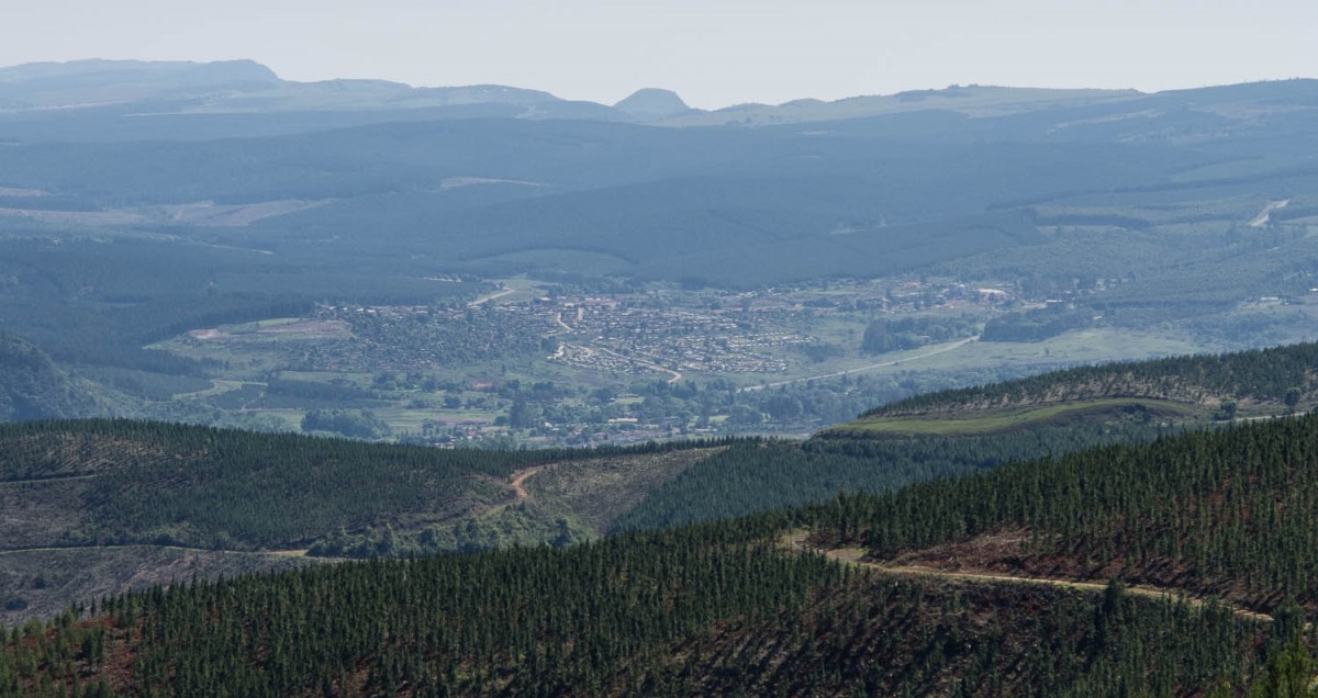 Sabie is down there, the top still a long way ahead