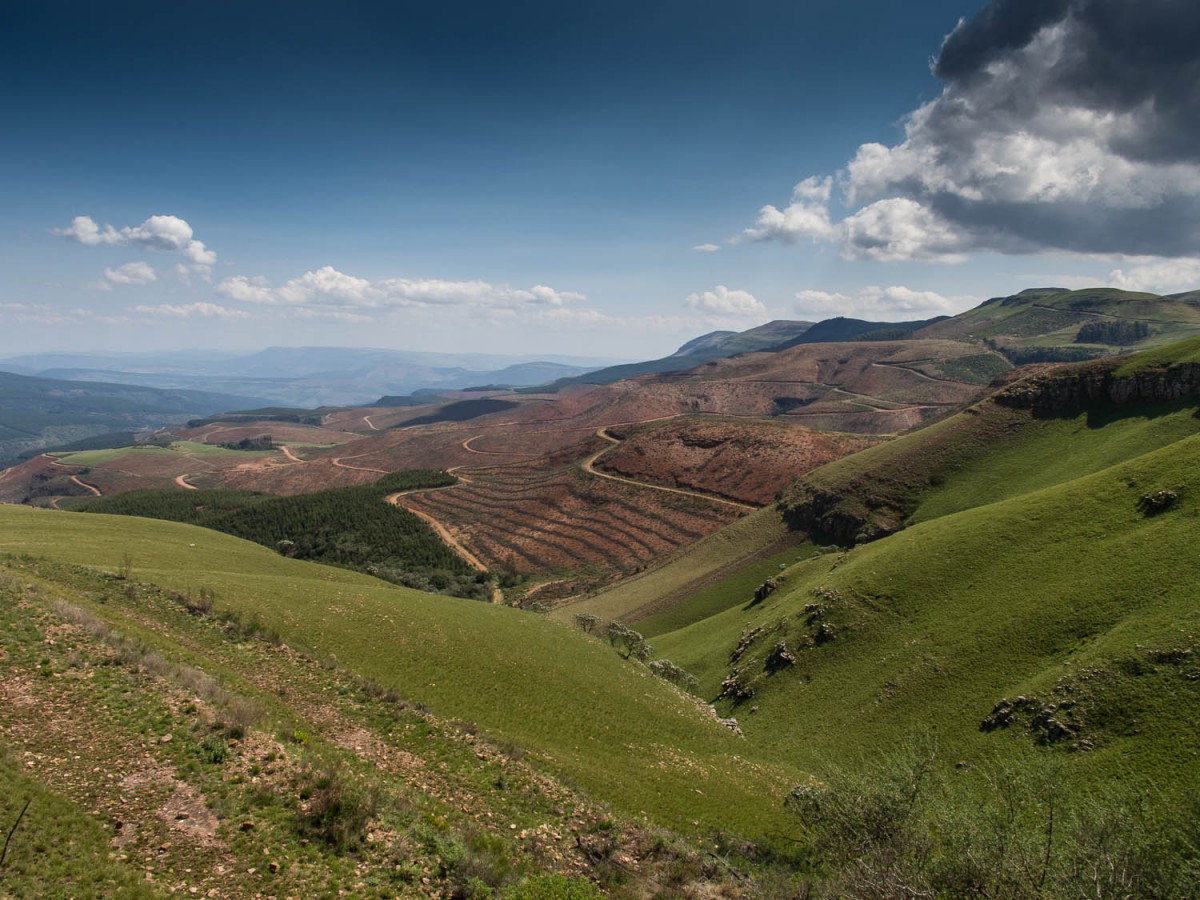 Nice views on the climb to the Long Tom Pass (2150 m)