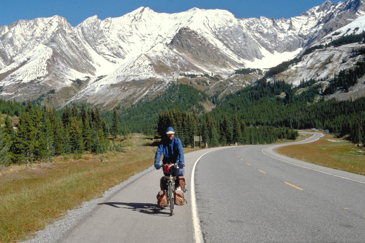 descending from Highwood Pass... at 2206 m the highest paved road in Canada