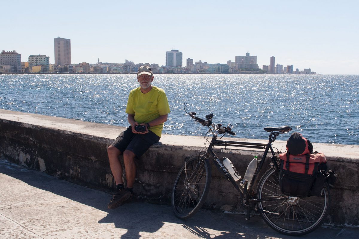 Taking a break on the Malecon: Havana's seaside boulevard